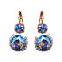 Komplektas "Klaris VI (Šviesiai safyro blizgesys)" su Swarovski™ kristalais